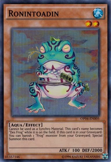 Ronintoadin OTS Tournament Pack 4 Yu-Gi-Oh! card