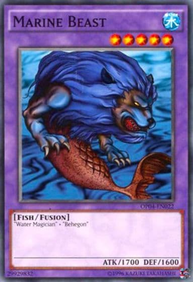 Marine Beast OTS Tournament Pack 4 Yu-Gi-Oh! card