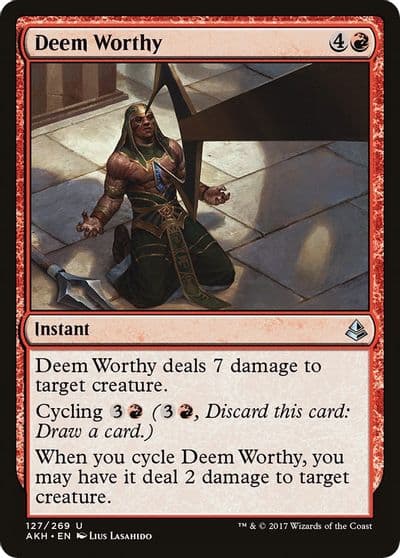 Deem Worthy Amonkhet Magic card