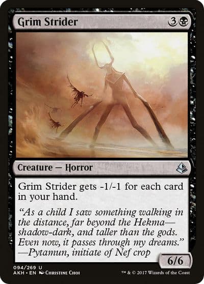 Grim Strider Amonkhet Magic card