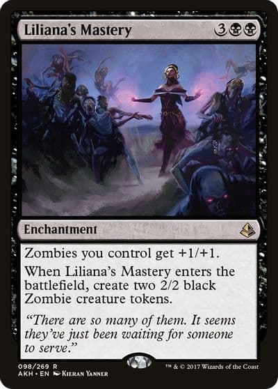 Lilianas Mastery Amonkhet Magic card