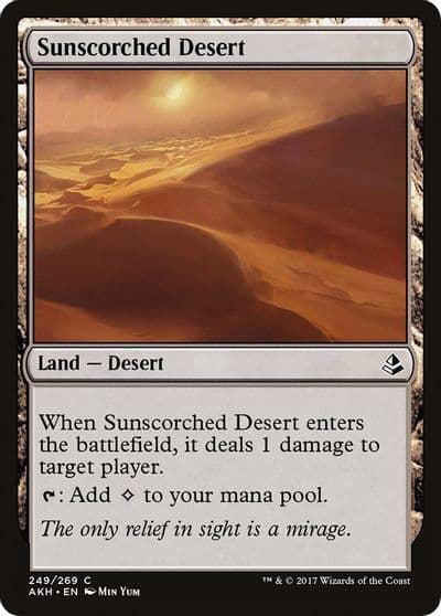 Sunscorched Desert Amonkhet Magic card