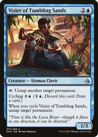 Vizier of Tumbling Sands Amonkhet Magic card