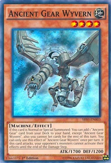 Ancient Gear Wyvern Structure Deck: Machine Reactor Yu-Gi-Oh! card