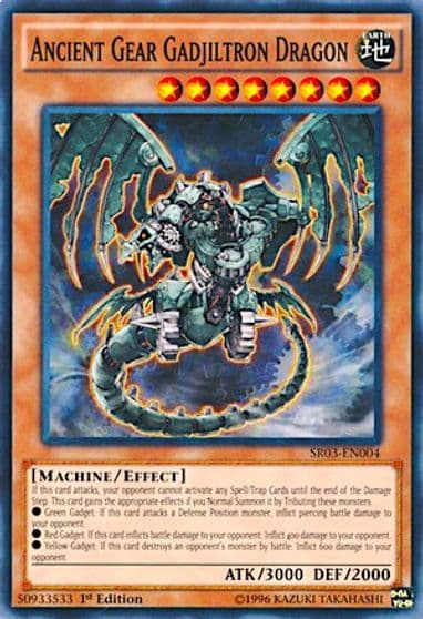 Ancient Gear Gadjiltron Dragon Structure Deck: Machine Reactor Yu-Gi-Oh! card