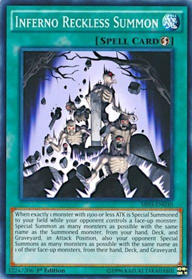 Inferno Reckless Summon Structure Deck: Machine Reactor Yu-Gi-Oh! card