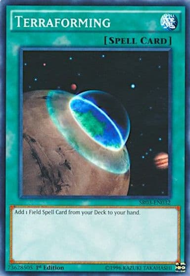 Terraforming Structure Deck: Machine Reactor Yu-Gi-Oh! card