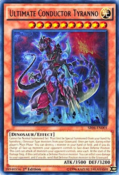 Ultimate Conductor Tyranno Structure Deck: Dinosmasher's Fury Yu-Gi-Oh! card