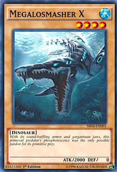 Megalosmasher X Structure Deck: Dinosmasher's Fury Yu-Gi-Oh! card