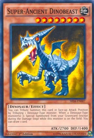 Super Ancient Dinobeast Structure Deck: Dinosmasher's Fury Yu-Gi-Oh! card