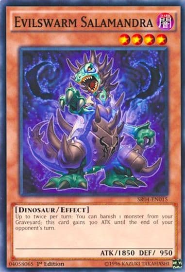 Evilswarm Salamandra Structure Deck: Dinosmasher's Fury Yu-Gi-Oh! card