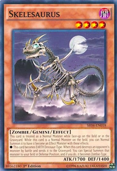 Skelesaurus Structure Deck: Dinosmasher's Fury Yu-Gi-Oh! card