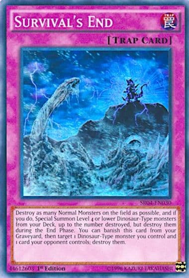 Survivals End Structure Deck: Dinosmasher's Fury Yu-Gi-Oh! card
