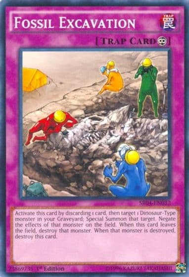 Fossil Excavation Structure Deck: Dinosmasher's Fury Yu-Gi-Oh! card