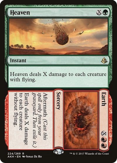 Heaven Earth Amonkhet Magic card