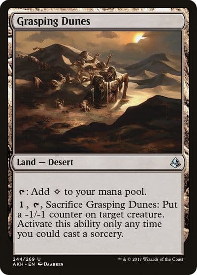 Grasping Dunes Amonkhet Magic card