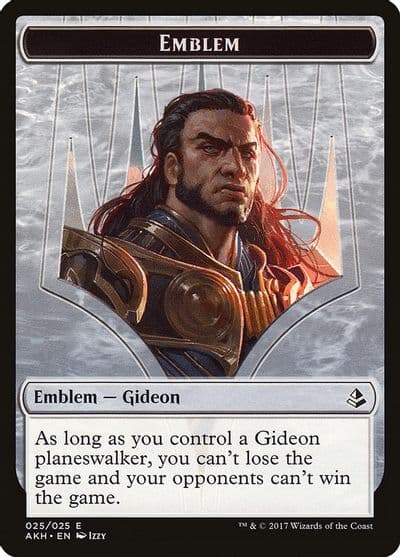 Emblem Gideon of the Trials Amonkhet Magic card