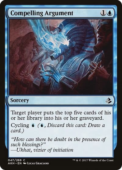 Compelling Argument Amonkhet Magic card