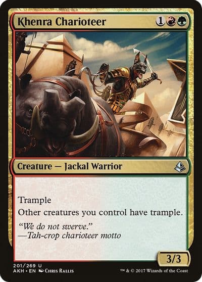 Khenra Charioteer Amonkhet Magic card