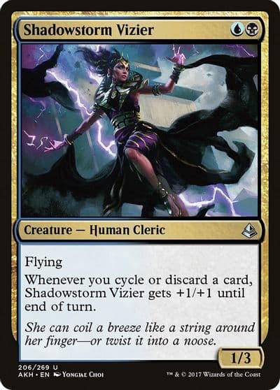 Shadowstorm Vizier Amonkhet Magic card
