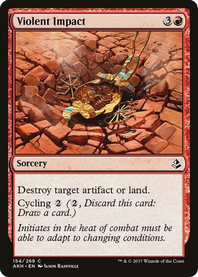 Violent Impact Amonkhet Magic card