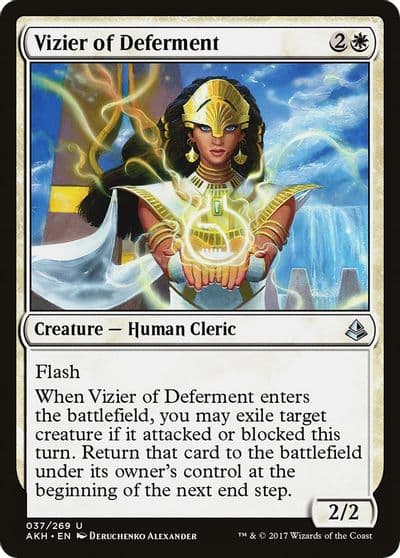 Vizier of Deferment Amonkhet Magic card