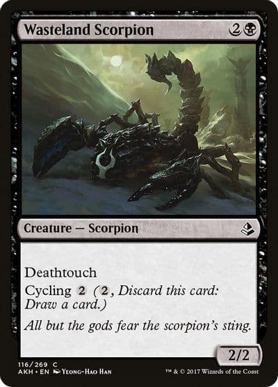 Wasteland Scorpion Amonkhet Magic card