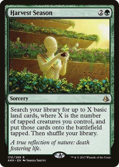 Harvest Season Amonkhet Magic card