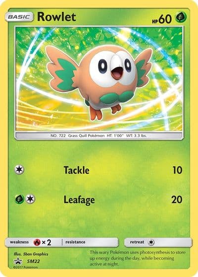 Rowlet - SM22 SM Promos Pokemon card