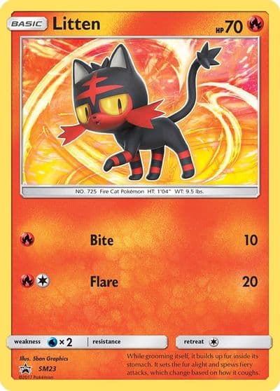 Litten - SM23 SM Promos Pokemon card