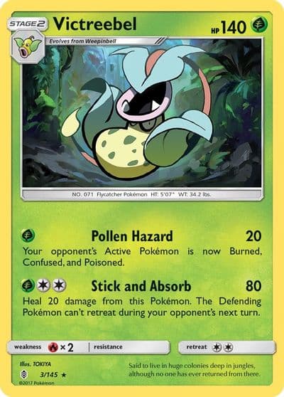Victreebel SM - Guardians Rising Pokemon card