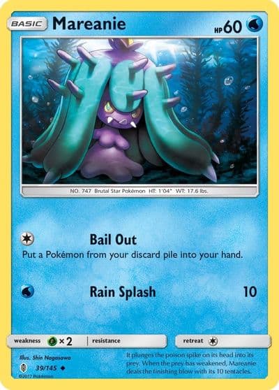 Mareanie SM - Guardians Rising Pokemon card