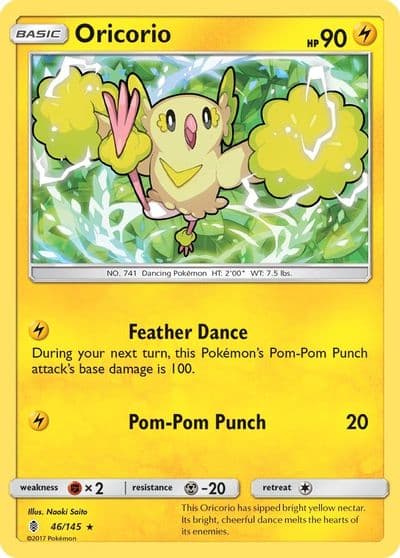Oricorio (46) SM - Guardians Rising Pokemon card