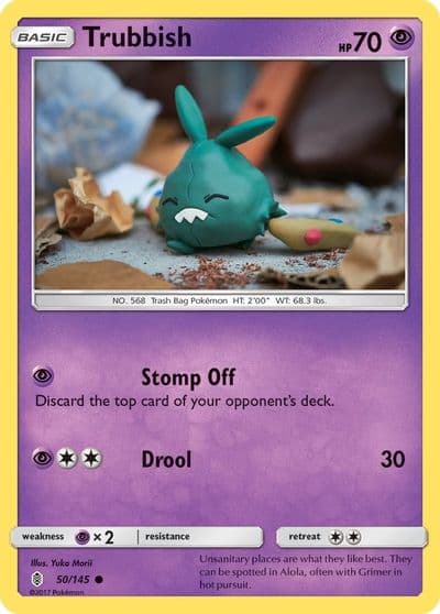 Trubbish SM - Guardians Rising Pokemon card
