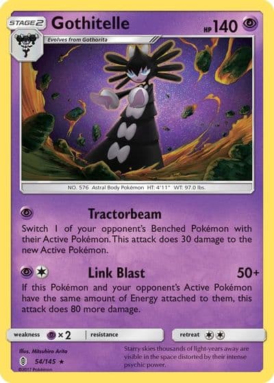 Gothitelle SM - Guardians Rising Pokemon card
