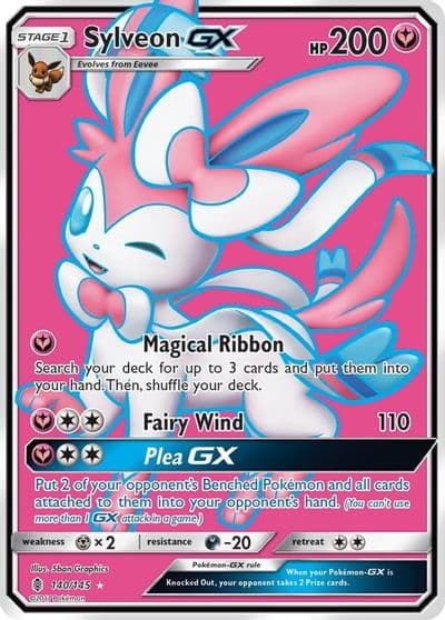 Sylveon GX (Full Art) SM - Guardians Rising Pokemon card