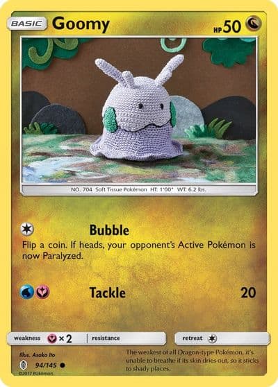 Goomy SM - Guardians Rising Pokemon card