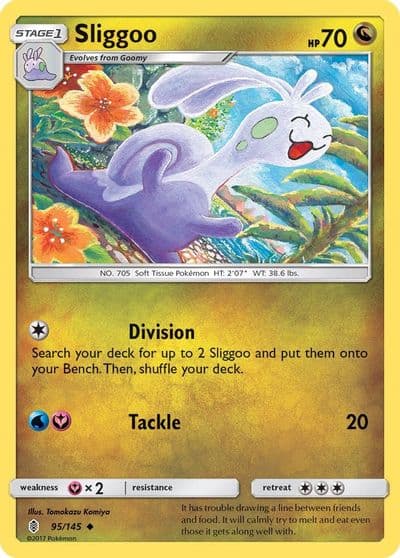 Sliggoo SM - Guardians Rising Pokemon card