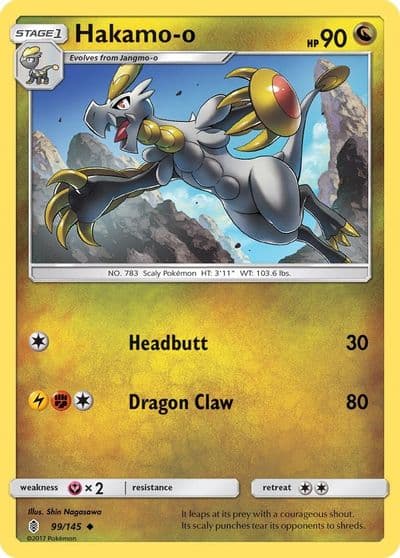 Hakamo-o SM - Guardians Rising Pokemon card