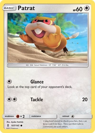 Patrat SM - Guardians Rising Pokemon card