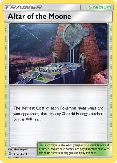 Altar of the Moone SM - Guardians Rising Pokemon card