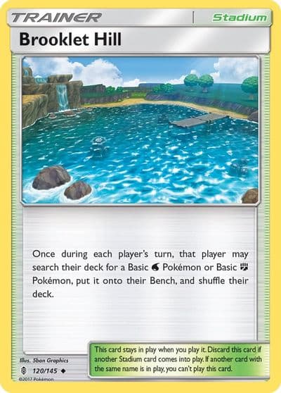 Brooklet Hill SM - Guardians Rising Pokemon card