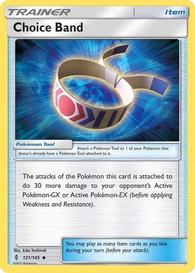 Choice Band SM - Guardians Rising Pokemon card