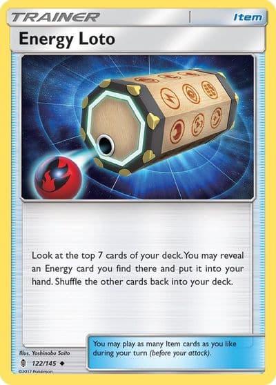 Energy Loto SM - Guardians Rising Pokemon card