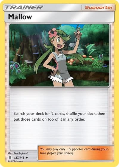 Mallow SM - Guardians Rising Pokemon card