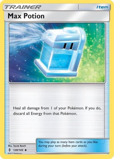 Max Potion SM - Guardians Rising Pokemon card
