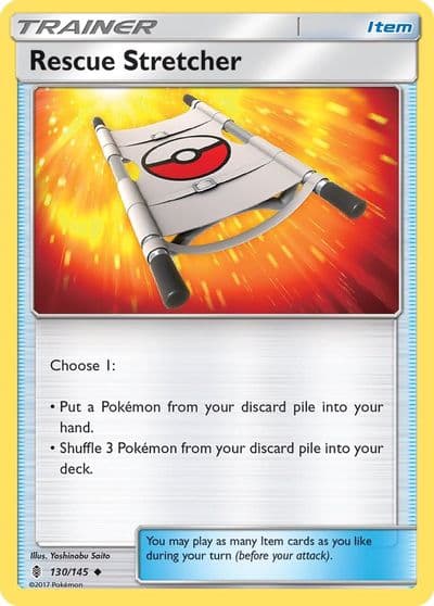 Rescue Stretcher SM - Guardians Rising Pokemon card