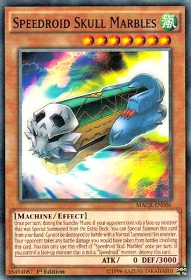 Speedroid Skull Marbles Maximum Crisis Yu-Gi-Oh! card