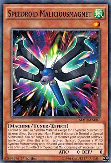 Speedroid Maliciousmagnet Maximum Crisis Yu-Gi-Oh! card