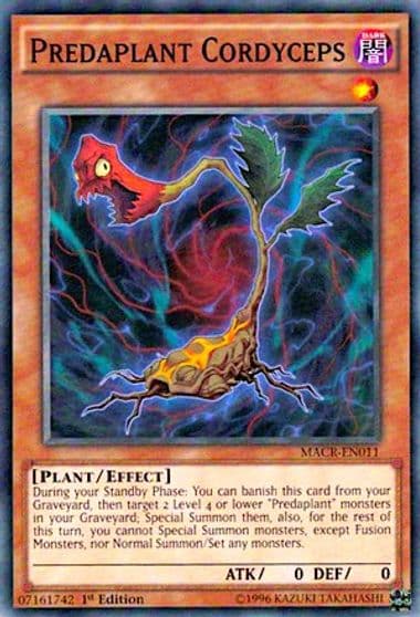 Predaplant Cordyceps Maximum Crisis Yu-Gi-Oh! card